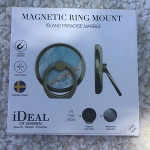 IDeal of Sweden Magnetic Ring Mount style design (Island Paradise Marble)